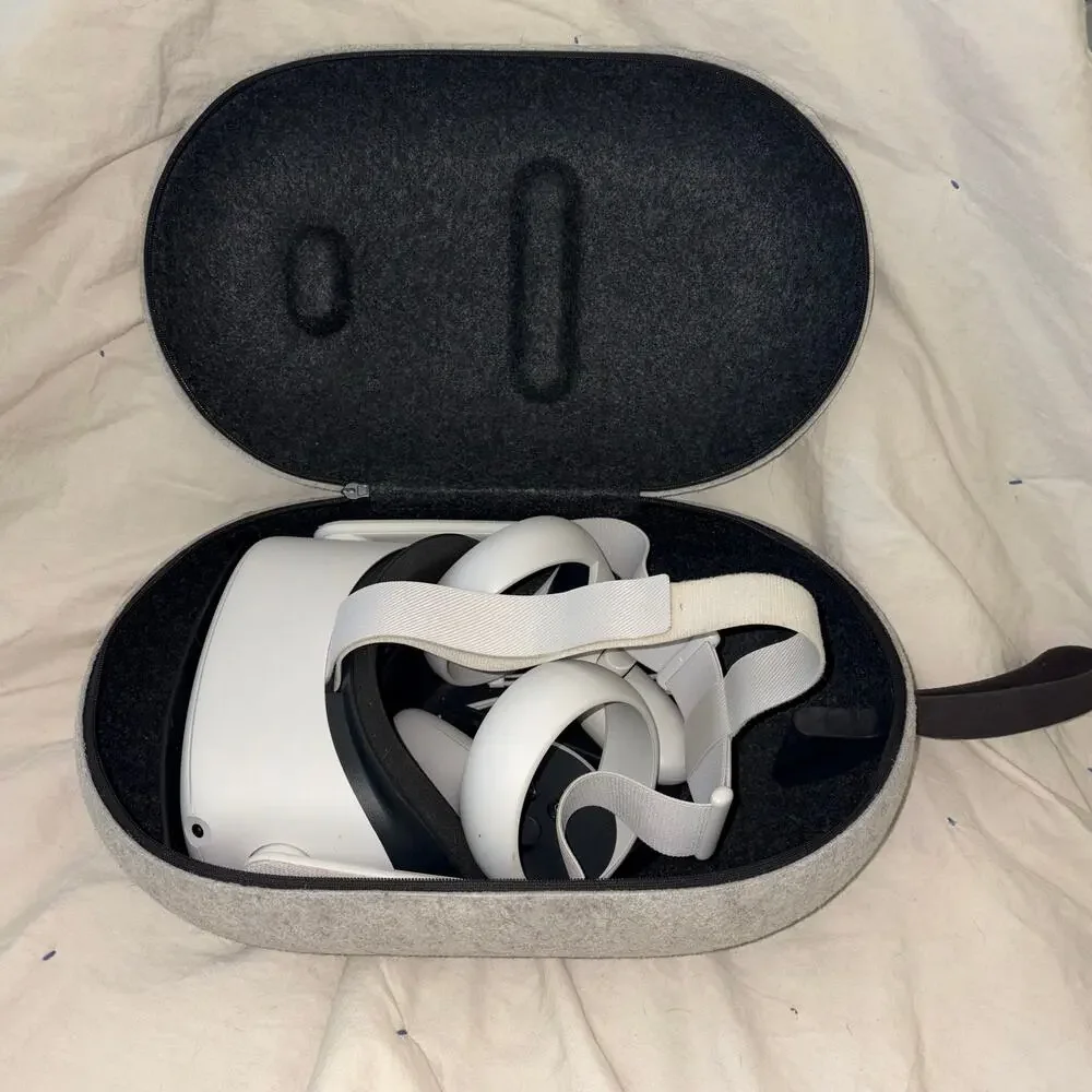Meta Oculus Quest 2 VR Headset All In One Bundle Carry Case 128GB Controllers
